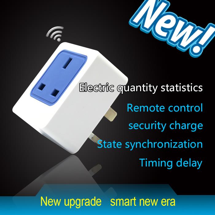 Wi-Fi 스마트 소켓 디지털 전원 타이머 스위치 무선 리모콘 플러그 콘센트 2g / 3g / 4g / wifi iPhone 및 Andro...