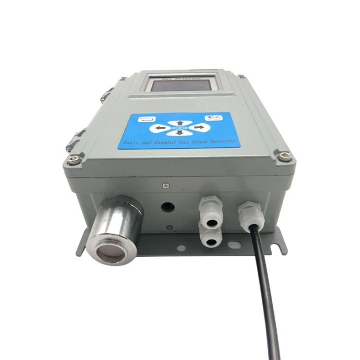 Wall-mounted AC220V oxygen gas leak alarm detector O2 Analyzer